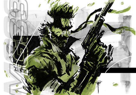 ArtStation - Art of the day #215 'MGS3 : Snake' (Shinkawa study)