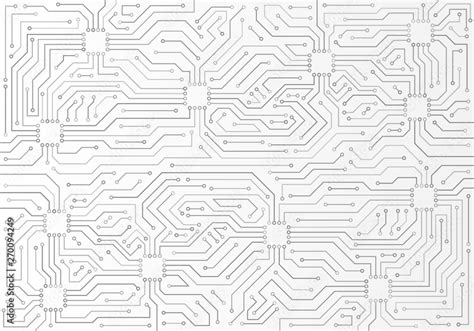 High-tech technology background texture. Circuit board minimal pattern ...