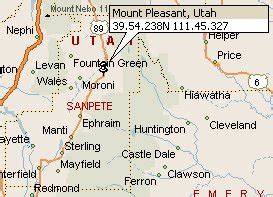 Mount Pleasant, Utah Map 2