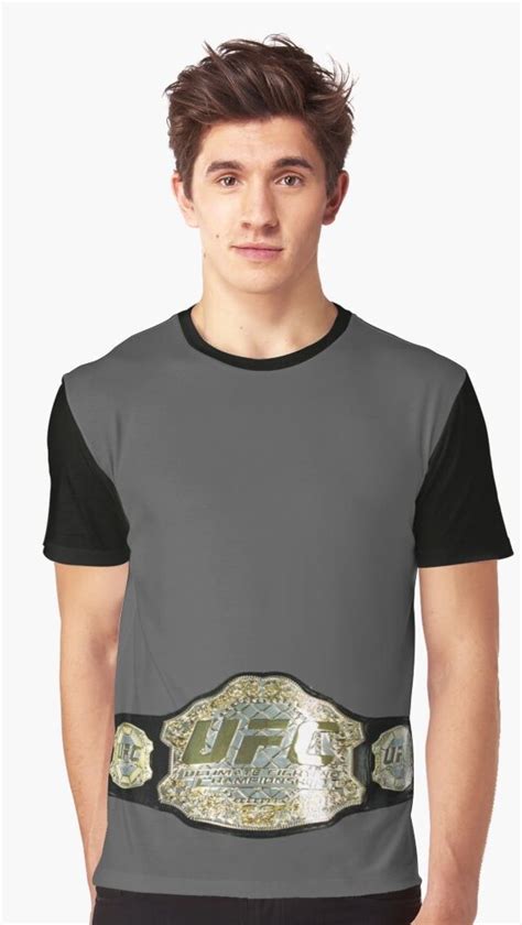 Ufc belt design on men’s T-shirts and more available on my Redbubble ...