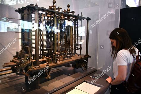 Replica Model Analytical Engine Charles Babbage Editorial Stock Photo ...