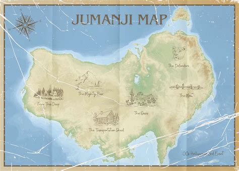 Mapa Jumanji - iPuzzle foto puzzle