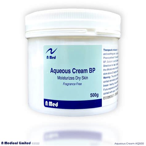 N Med Aqueous Cream BP 500g - Body Moisturiser | LCH Pharma