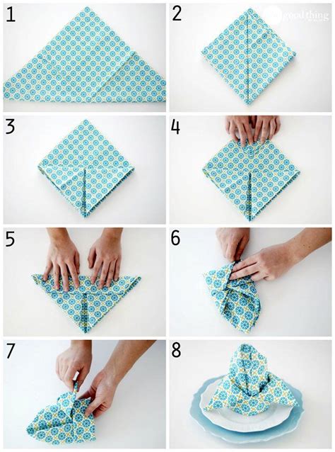 Simple and Elegant Napkin Folds | Paper napkin folding, Easy napkin ...