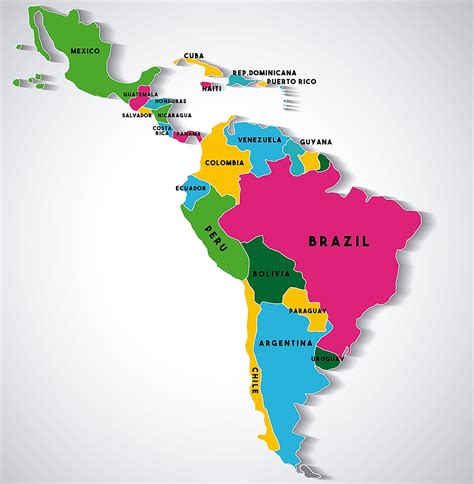 Imagen Relacionada Latin America Map America Map South America Map ...