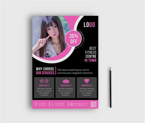 Flyer Template, Flyer Design, Canva Template, Multipurpose Business ...