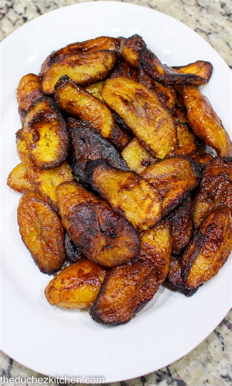 Fried Ripe Plantain Recipes - The Duchez Kitchen