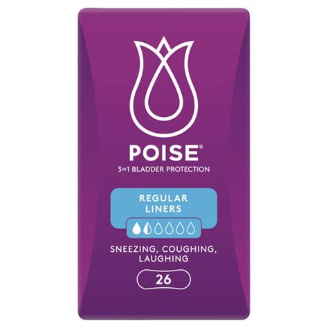 Poise Liners Regular – PQ Healthcare