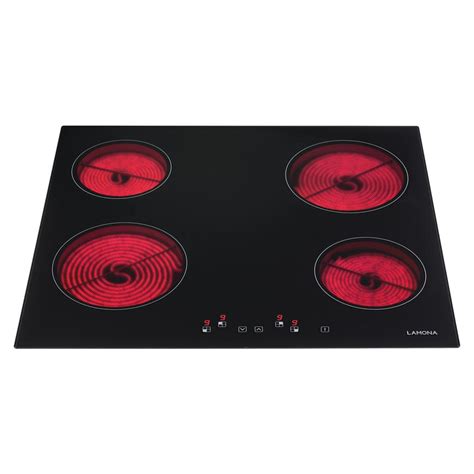 Lamona Touch Control 4 Zone Ceramic Hob - Black | Howdens