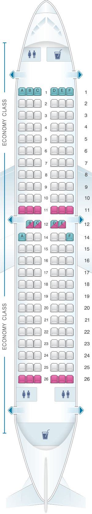 Seat Map Boeing B737-300 | Map, Boeing, Seating