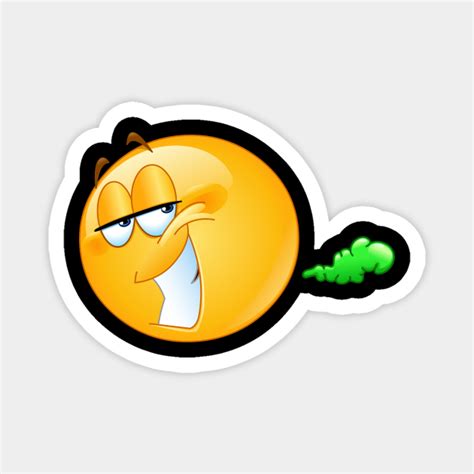 Fart Emoji - Emoji - Magnet | TeePublic