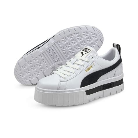 Mayze Lth Women's Sneakers | White - PUMA