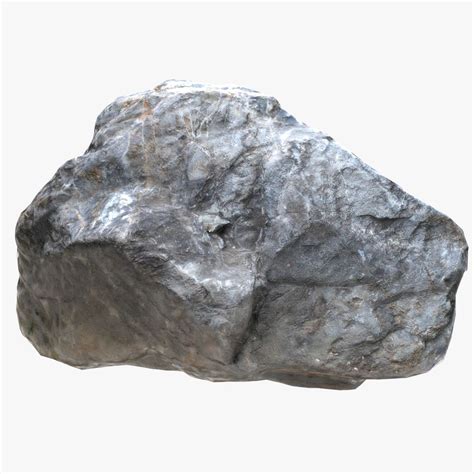 Stone Rock 4K 3D Model $9 - .unknown .blend .dae .fbx .obj - Free3D