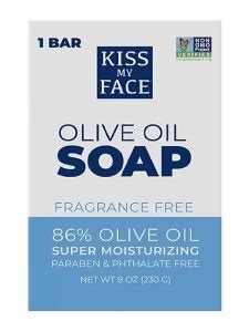 Olive Oil Bar Soap - 8 oz (230 Grams) - Kiss My Face | PureFormulas