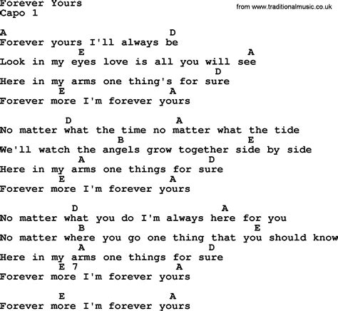 For Forever Lyrics