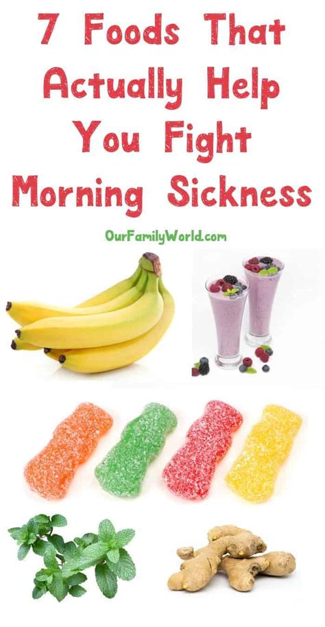 7 Foods that Help Fight Morning Sickness - OurFamilyWorld