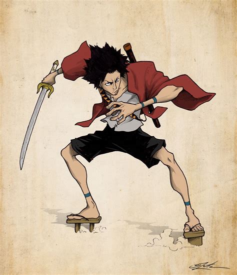 Mugen, Samurai Champloo fanart, 3 zeta on ArtStation at https://www ...