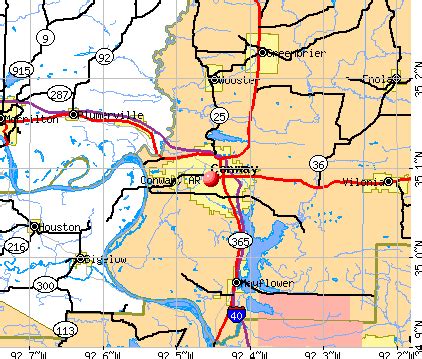 Conway, Arkansas (AR) profile: population, maps, real estate, averages ...