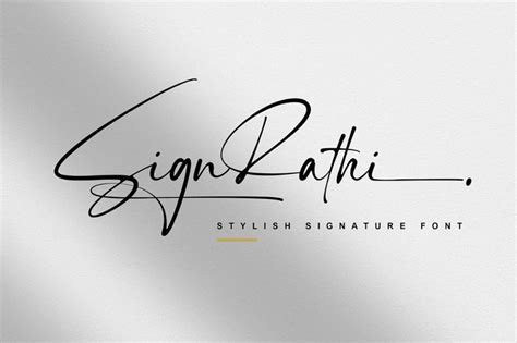 SignRathi Stylish Signature Font | Signature fonts, Best script fonts ...