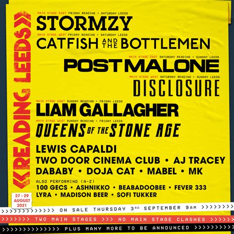 Reading & Leeds 2021 lineup announcement - ALTCORNER.com