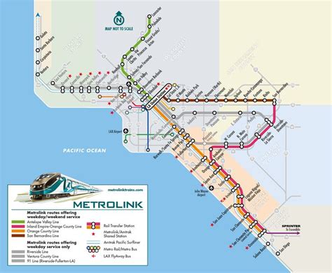 Metrolink Map | Subway map, Transit map, System map