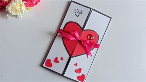 Beautiful Handmade Valentine's Day Card Idea / DIY Greeting Cards for V ...