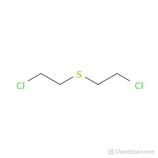 Mustard gas Molecular Weight - C4H8Cl2S - Over 100 million chemical ...