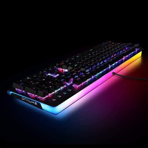 The ET Robot RGB Mechanical Keyboard Has a Wraparound LED Strip