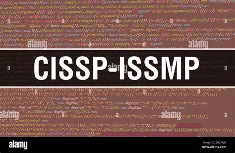 CISSP-ISSMP text written on Programming code abstract technology ...