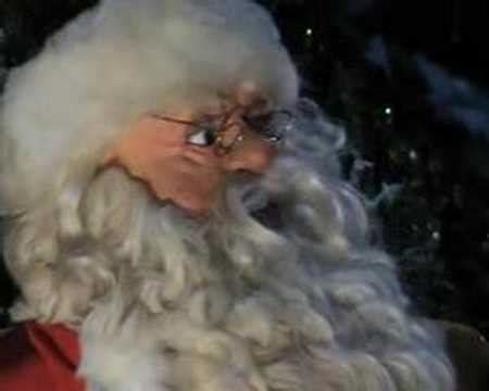 Animatronics Santa Clause as a part of Christmas Decoration from KD ...