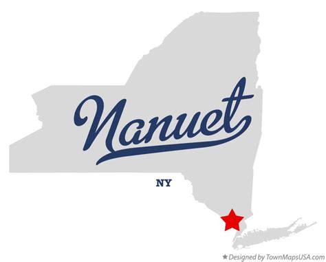 Map of Nanuet, NY, New York