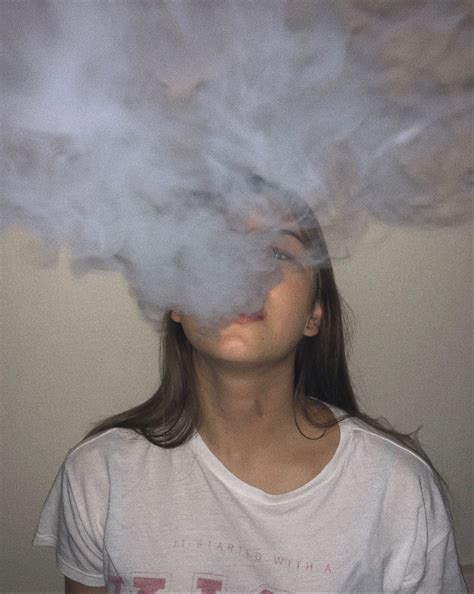 Aesthetic Grunge Girl Smoking