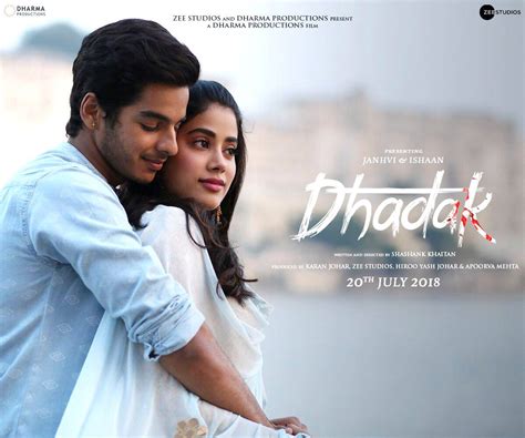 Dhadak new poster: Ishaan Khatter and Janhvi Kapoor's film postponed to ...