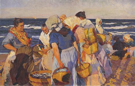 Gravura De Qualidade De Museu | Pescadoras, 1911 por Joaquin Sorolla Y ...