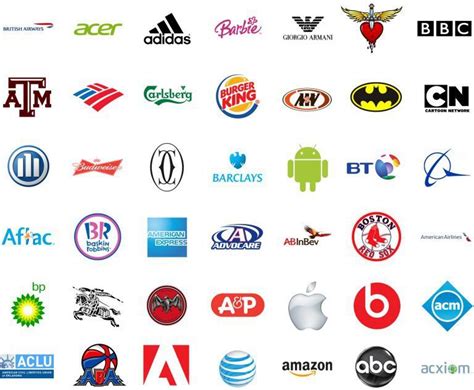 1000 Logos - The Famous Brands and Company Logos in the World. | Famous ...