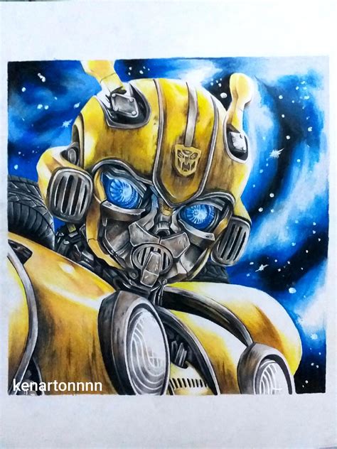 Since people liked the optimus fanart, here's a bumblebee one I made ...