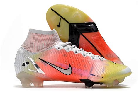 2021 Nike Superfly 8 Elite MDS FG Red, Yellow and White Football Boots