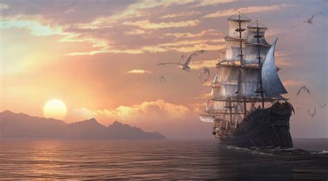 Download Dragon Sea Ship Video Game Dragon Eternity HD Wallpaper