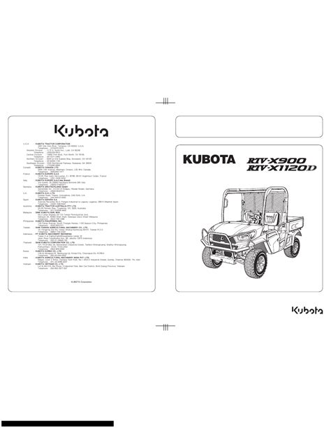 Kubota Rtv X900 Parts Diagram