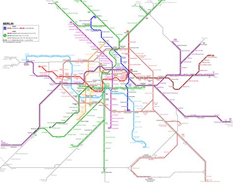 Berlin Subway Map for Download | Metro in Berlin - High-Resolution Map ...