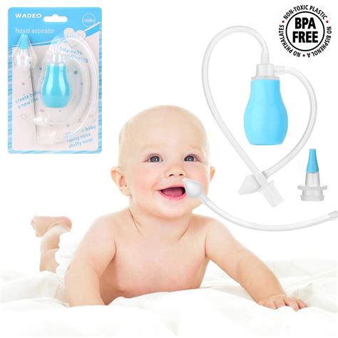 Baby Care Vacuum Suction Nasal Aspirator Convenient Baby Safe Nose ...