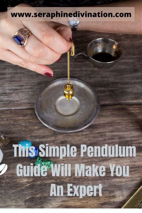 Follow this simple dowsing pendulum guide for beginners to learn what ...