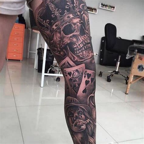 Amazing leg piece 👌 | Best leg tattoos, Leg tattoos, Full leg tattoos