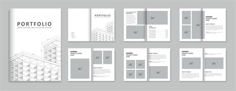 Architecture Portfolio Design Template, Portfolio Architecture And ...