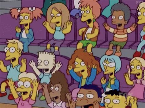 The Simpsons Cheering GIF - The Simpsons Cheering Happy - Discover ...