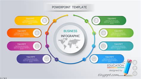 Powerpoint Infographic Presentation Slide Design Tutorial With Free ...