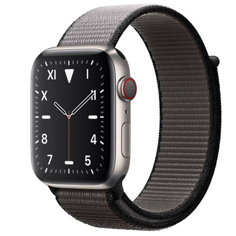 Apple Watch Series 5 Titanium 44mm gray купить недорого