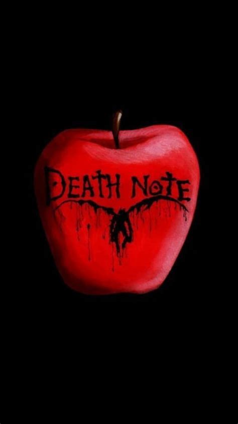 Death Note, apple, red, ryuk, HD phone wallpaper | Peakpx