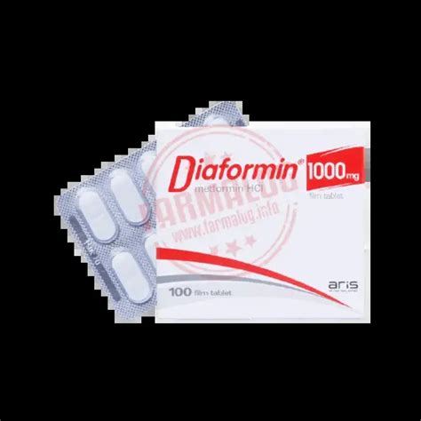 DIAFORMIN 1000 MG 100 FILM TABLET-KUB