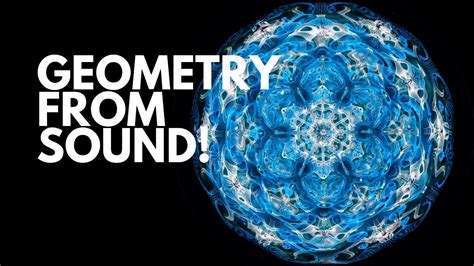 Sound forming Geometric Patterns in Water - CYMATICS Raw Uncut ...